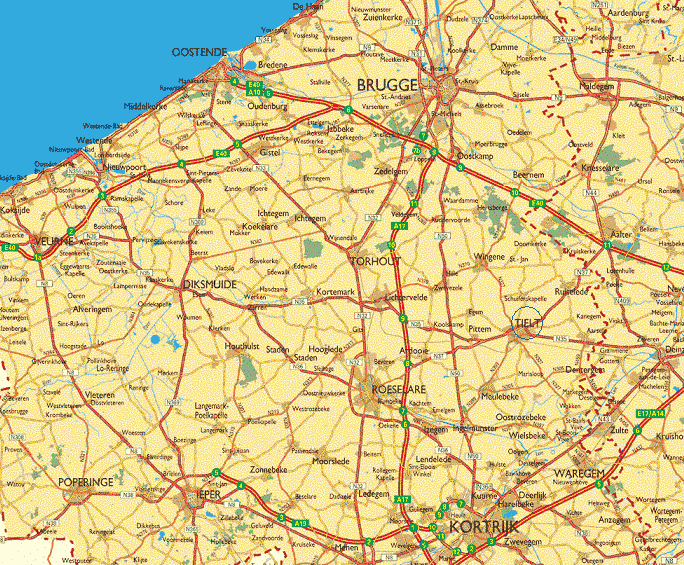 Kaart Nederland Tielt kaart tielt